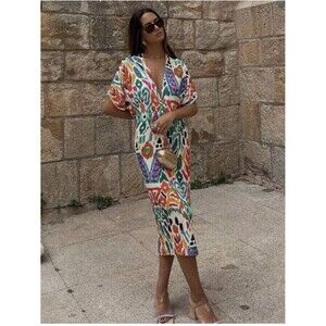 ZARA PRINTED TUNIC DRESS MULTICOLORED - REF.
4043/100